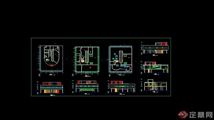 现代风格萨伏伊别墅建筑设计PPT方案含SU模型、CAD方案图和JPG实景图(13)