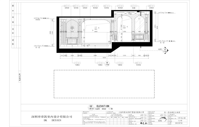 某简欧风格详细精致室内空间设计cad施工图及效果图