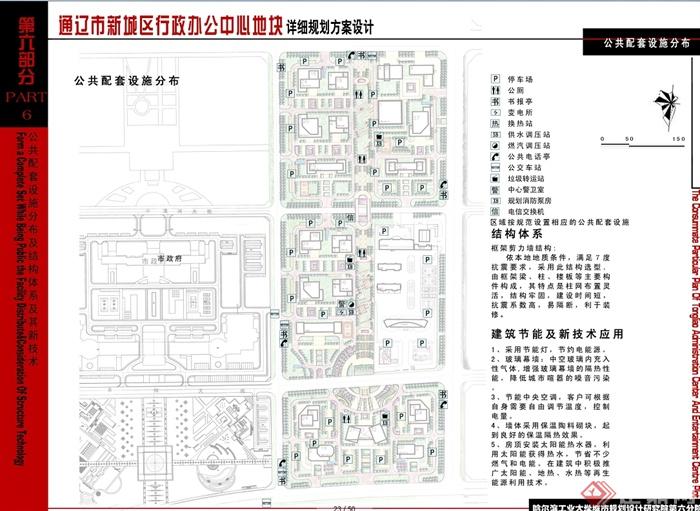 新城区行政办公中心地块控制性详细规划设计jpg方案(4)