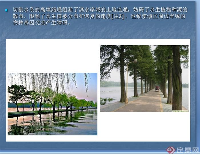 某现代风格东湖风景名胜去景观规划设计ppt文本(5)