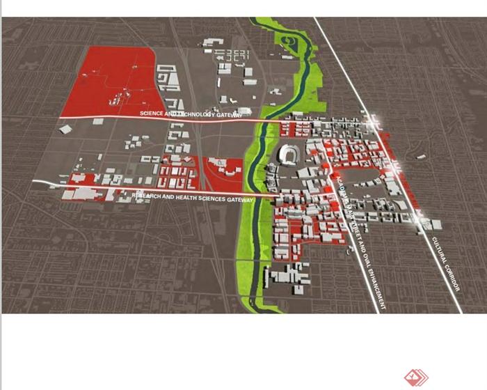 美国俄亥俄州立大学总体景观规划设计PDF方案(9)