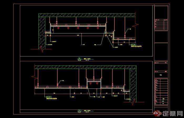 某现代中式风格中医医院门诊部建筑设计CAD施工图以及CAD室内装饰图(8)