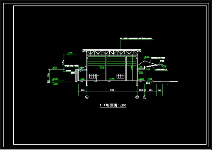 客运站二级汽车站建筑设计CAD方案-3200平9张CAD图(9)