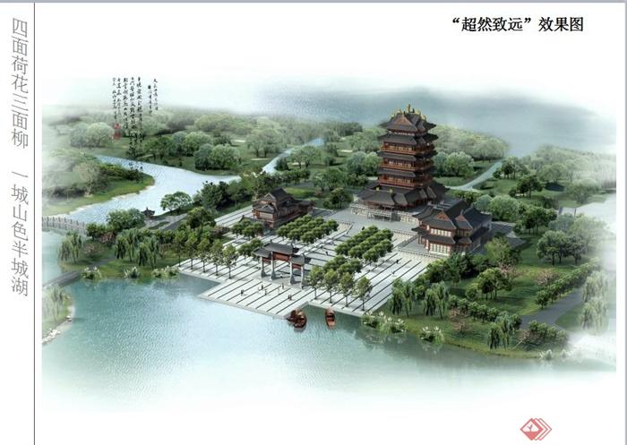大明湖风景名胜区景观规划设计PPT方案(6)