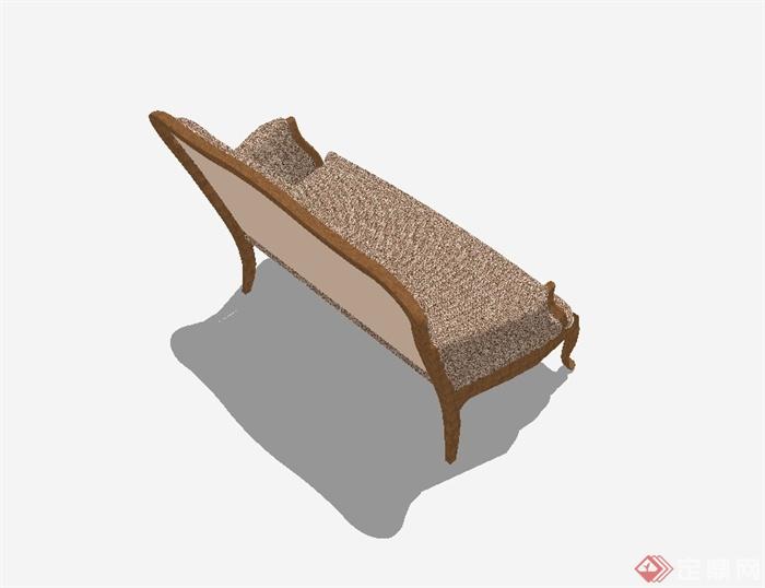 某简欧风格沙发椅设计SU模型(3)