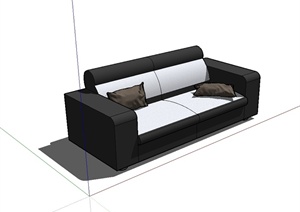 现代住宅空间室内沙发设计SU(草图大师)模型