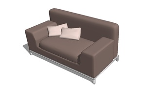 现代室内空间沙发椅设计SU(草图大师)模型