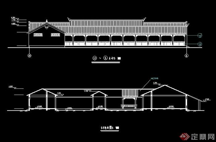 中式四合院式餐馆建筑设计方案(2)