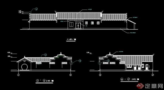 中式四合院式餐馆建筑设计方案(1)