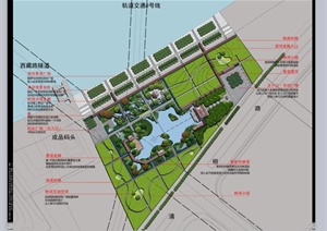 某现代风格世博会上海世博园区景观概念设计ppt方案