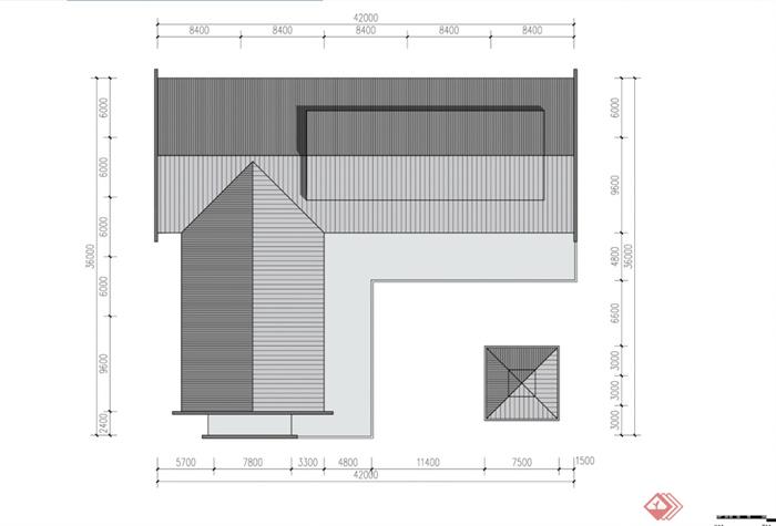 某古典中式风格古镇商业建筑设计pdf方案(9)