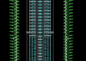 某二十五层大型酒店建筑全套施工图
