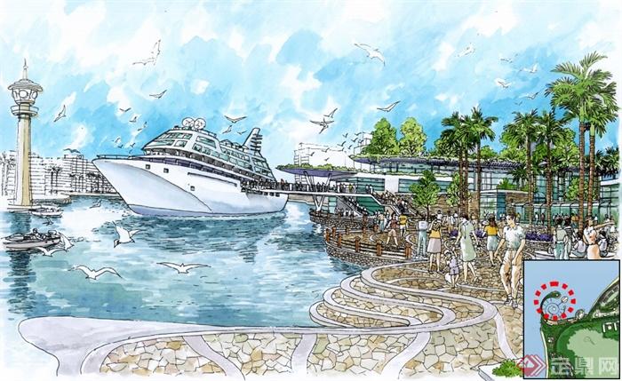 现代风格滨海旅游度假区城市规划设计pdf方案(8)