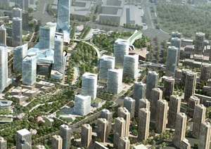 南京江宁上坊中心区旧城改造景观规划设计PDF方案含JPG效果图