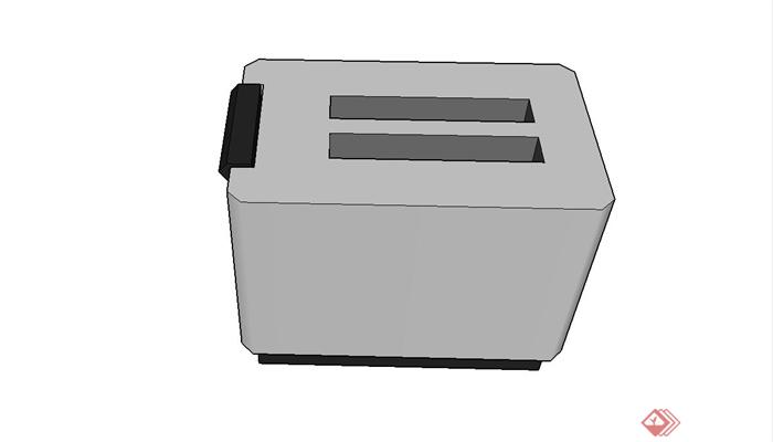 现代简约面包机设计SU模型(2)