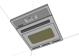 家用抽油烟机设计SU(草图大师)模型