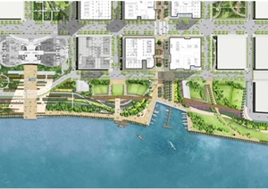某滨水公园绿化景观设计PPT方案