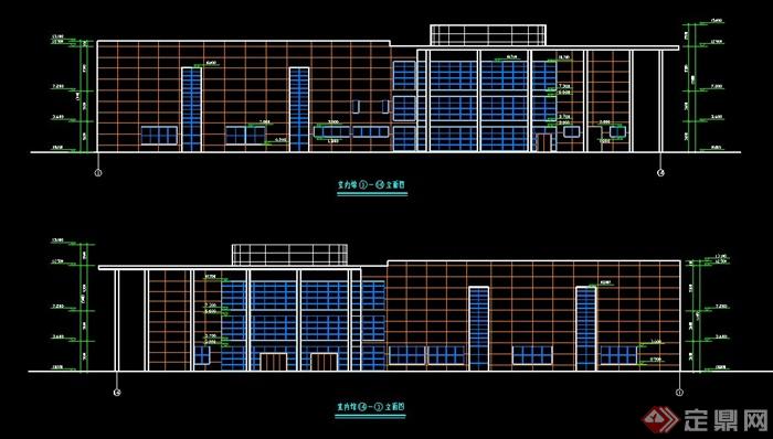 现代风格体育场建筑设计施工图(2)