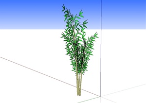经典的植物素材详细设计SU(草图大师)模型