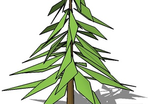 经典简易3D树木植物素材SU(草图大师)模型