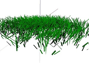 绿草植物素材SU(草图大师)模型
