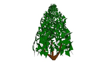 小灌木植物设计SU(草图大师)模型