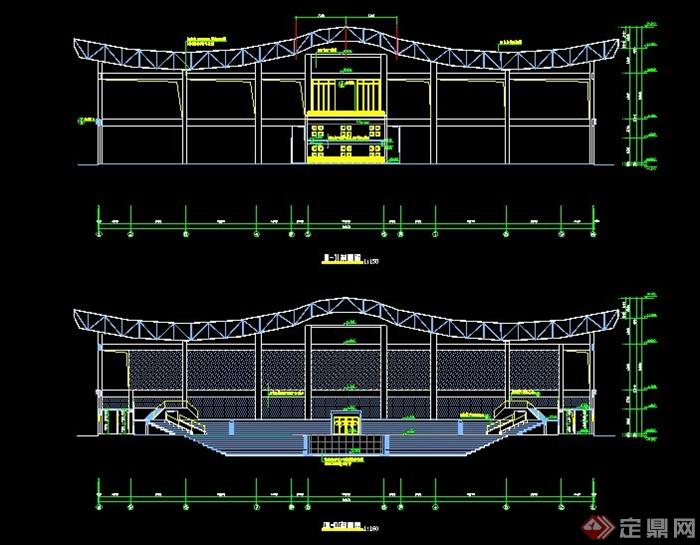 现代球场体育馆建筑方案图(1)