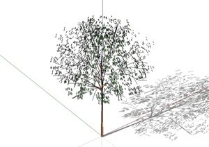 经典单棵树木素材设计SU(草图大师)模型