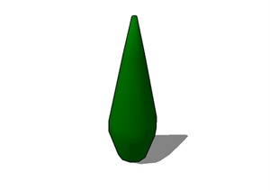 简单的灌木球植物素材设计SU(草图大师)模型