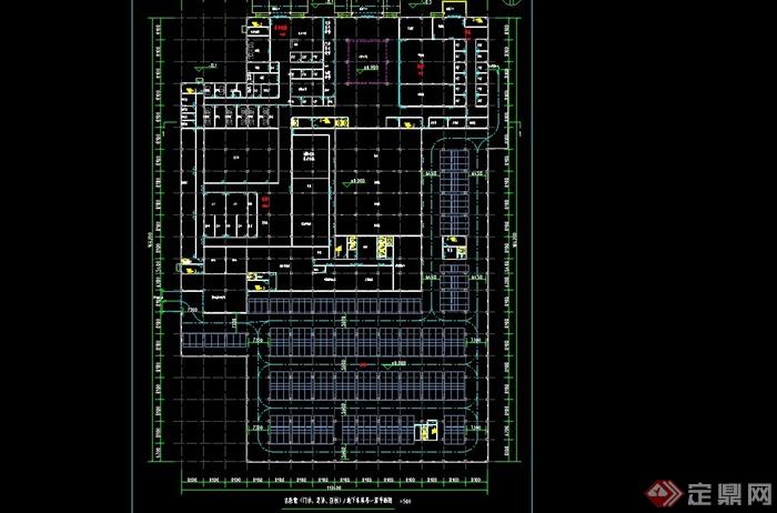 某现代中式风格医院规划设计CAD施工图（全套）(10)