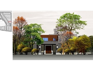中式风格住宅区景观设计方案