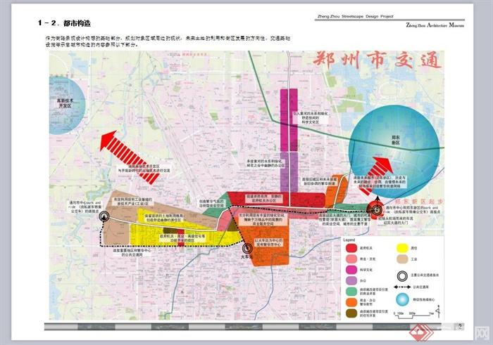 郑州城市现代风格景观大道设计PPT方案(2)