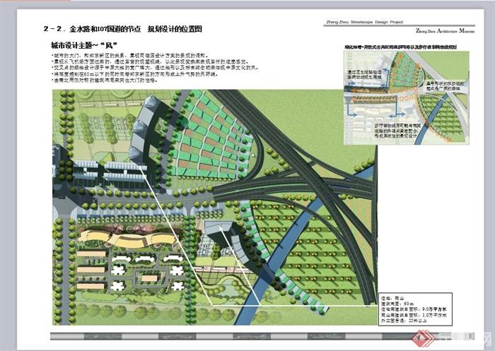 郑州城市现代风格景观大道设计PPT方案(5)
