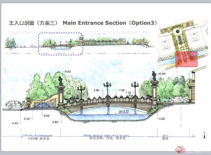 某法式风格别墅区景观规划设计PPT方案(5)