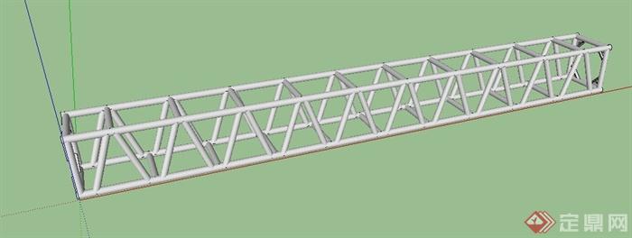 钢制桁架su模型模型(2)