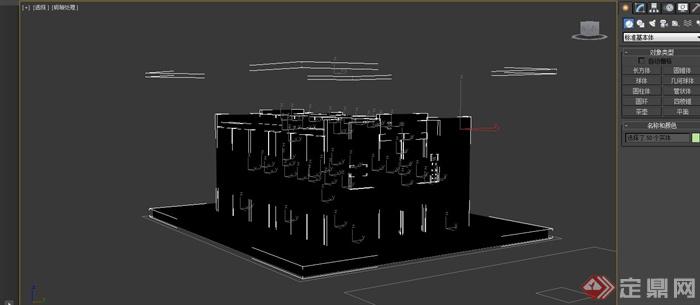 微模块机房模型设计3DMAX含贴图图片(3)