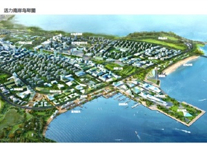青岛市某临海城市景观规划设计PDF方案
