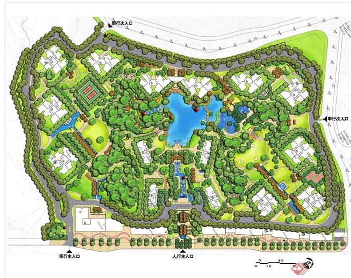 重庆某住宅小区景观规划设计方案(1)