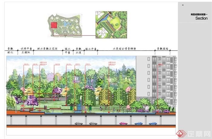 重庆某住宅小区景观规划设计方案(7)