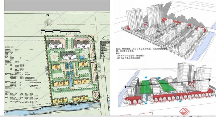 某新古典风格详细商住小区住宅景观规划设计pdf方案(7)