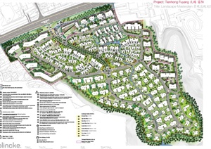 某现代风格住宅小区详细精致规划设计pdf方案