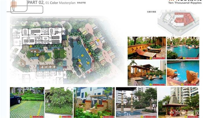 东南亚风格住宅小区景观设计方案文本(2)