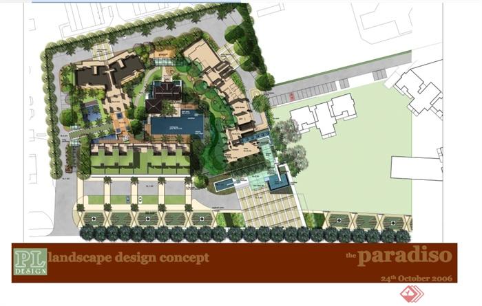 某东南亚风格售楼中心景观规划设计pdf方案(1)