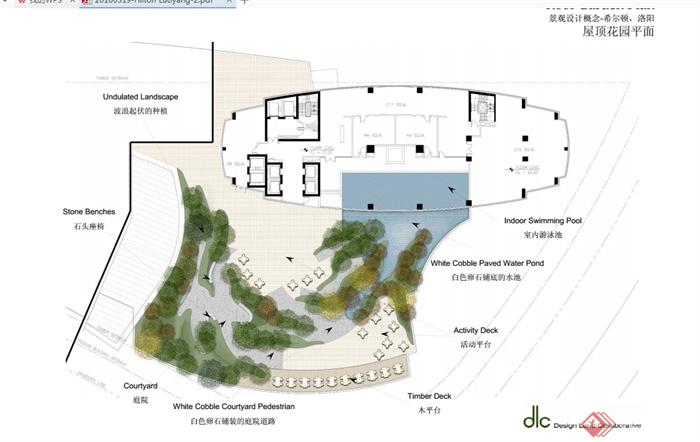 某现代风格详细酒店规划景观设计pdf方案(8)