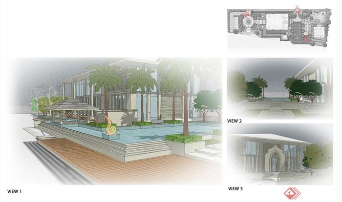 现代风格售楼处景观环境设计方案(5)