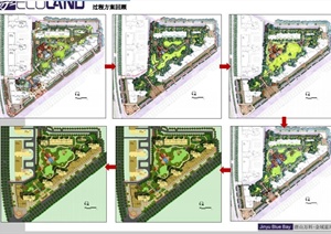 某新古典风格住宅区景观规划设计PDF方案