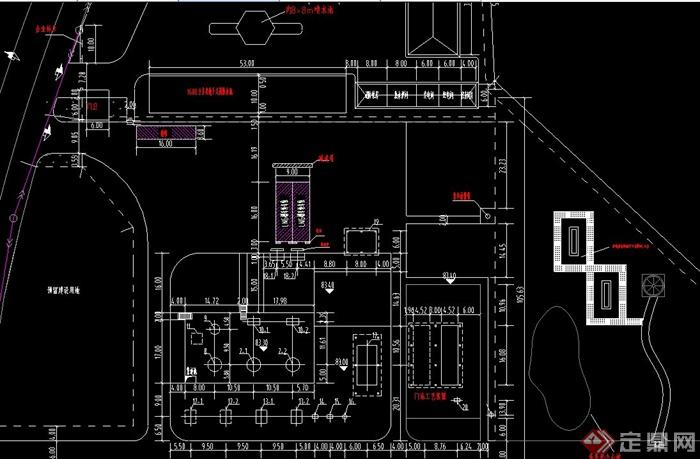 某燃气公司现代风格工厂建筑设计3DMAX含CAD方案图和JPG效果图(13)