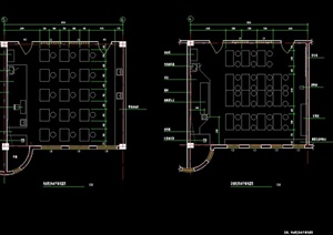 某现代风格小学教学楼建筑设计CAD方案图