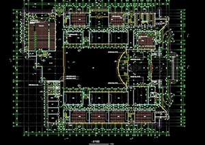 某现代风格教学楼建筑设计CAD施工图（全套）
