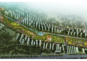 某滨河景观区景观项目规划设计方案